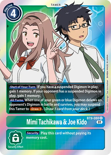 Mimi Tachikawa & Joe Kido (BT9-088) card