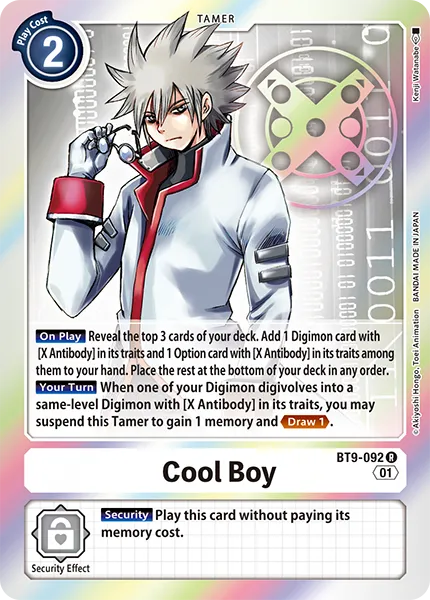 Cool Boy (BT9-092) card