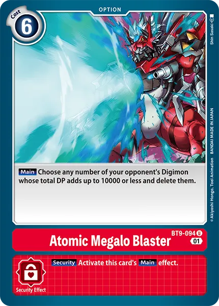 Atomic Megalo Blaster (BT9-094) card