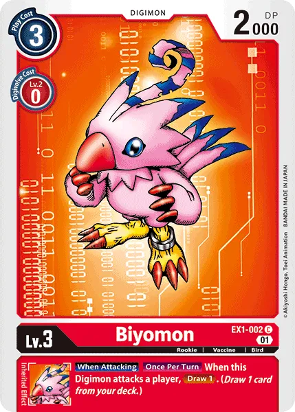 Biyomon (EX1-002) card