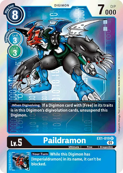 Paildramon (EX1-019) card