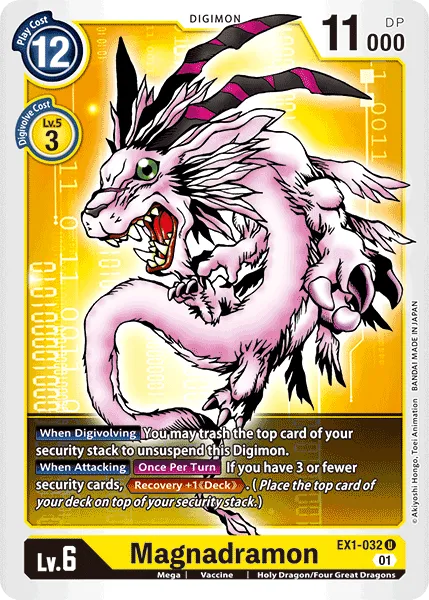 Magnadramon (EX1-032) card