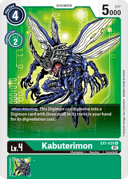 Kabuterimon (EX1-035) card