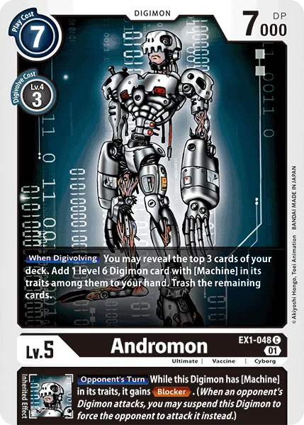 Andromon (EX1-048) card