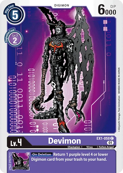 Devimon (EX1-058) card