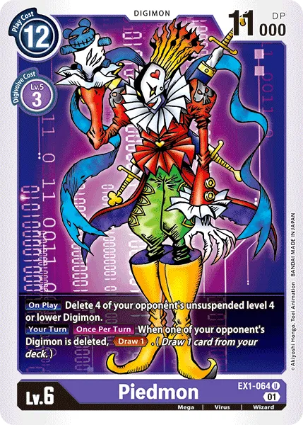 Piedmon (EX1-064) card