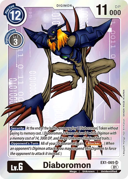 Diaboromon (EX1-065) card