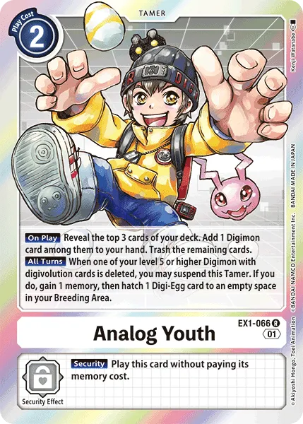 Analog Youth (EX1-066) card