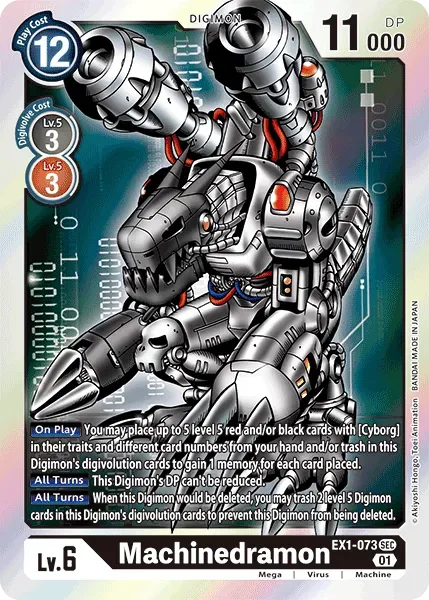 Machinedramon (EX1-073) card
