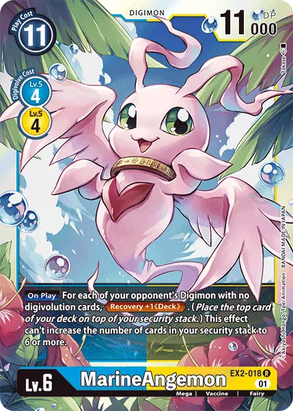 MarineAngemon (EX2-018) card