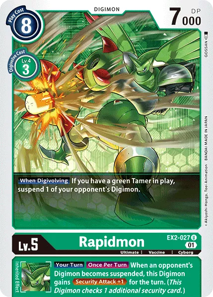 Rapidmon (EX2-027) card