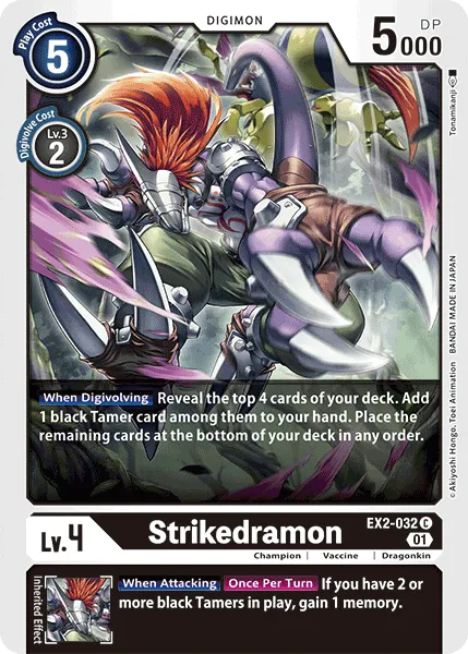 Strikedramon (EX2-032) card