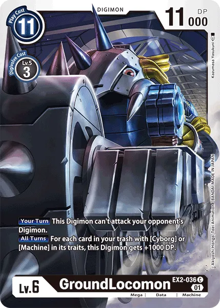 GroundLocomon (EX2-036) card