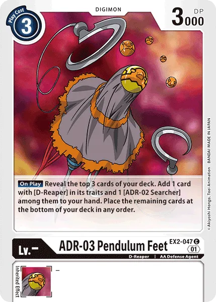 ADR-03 Pendulum Feet (EX2-047) card