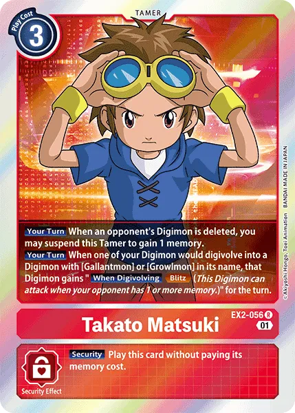 Takato Matsuki (EX2-056) card
