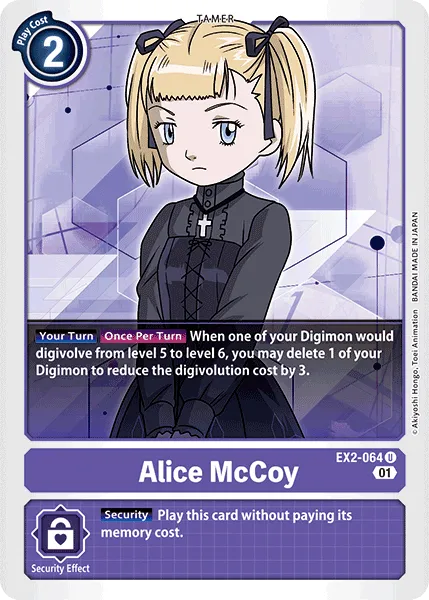 Alice McCoy (EX2-064) card