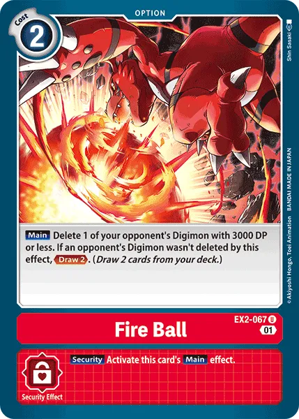 Fire Ball (EX2-067) card
