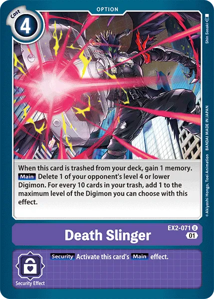 Death Slinger (EX2-071) card