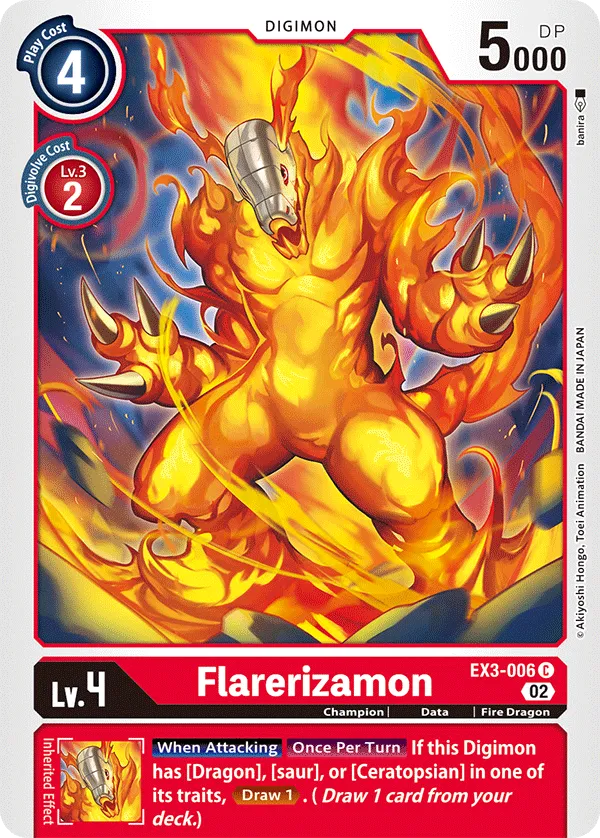 Flarerizamon (EX3-006) card