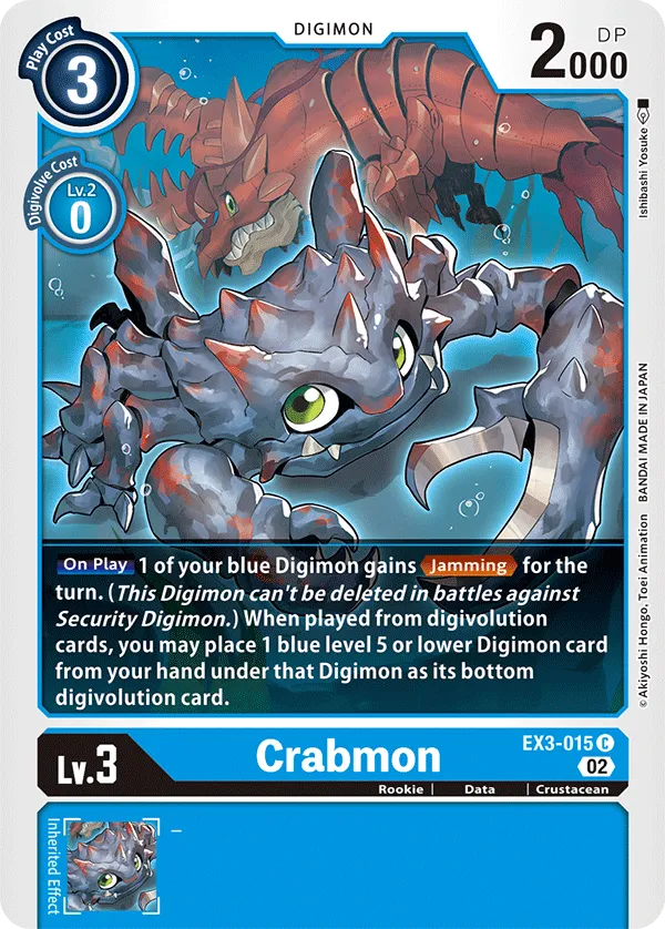 Crabmon (EX3-015) card