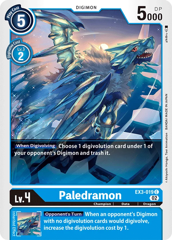 Paledramon (EX3-019) card