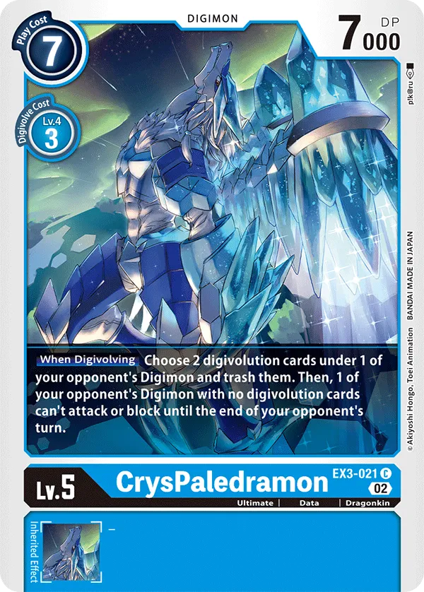 CrysPaledramon (EX3-021) card