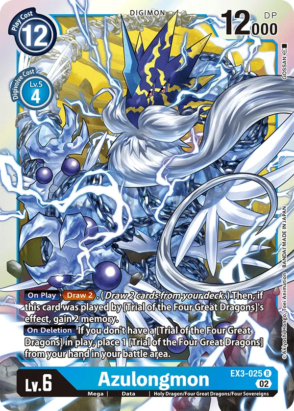 Azulongmon (EX3-025) card