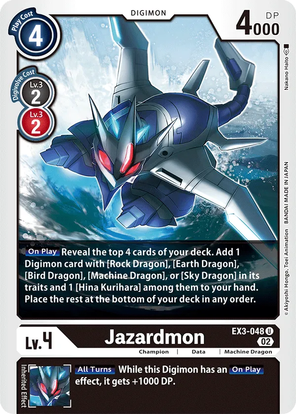 Jazardmon (EX3-048) card