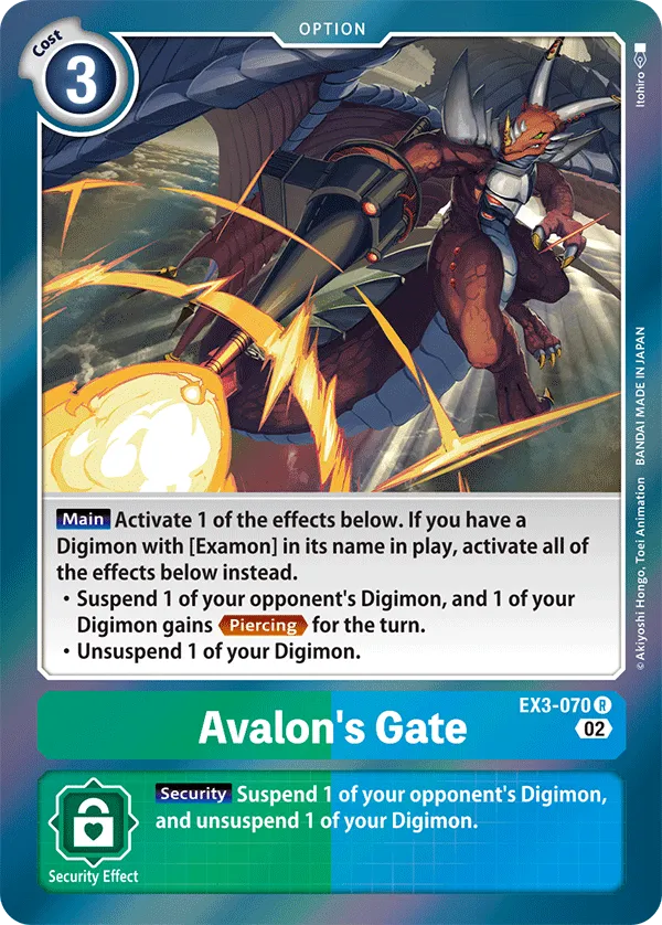 Avalon's Gate (EX3-070) card