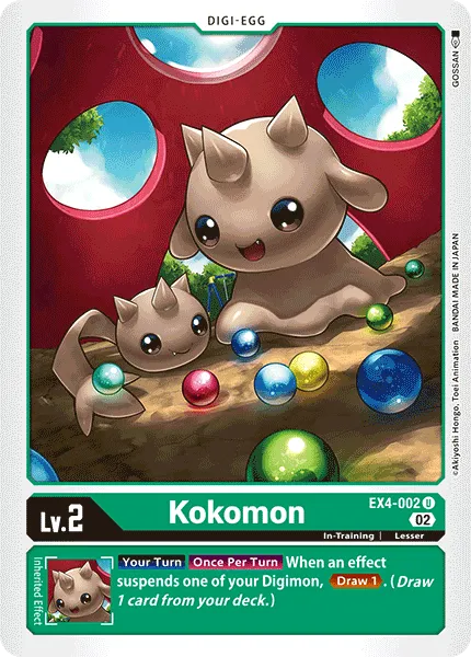Kokomon (EX4-002) card