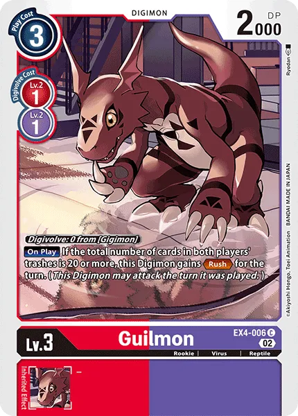 Guilmon (EX4-006) card