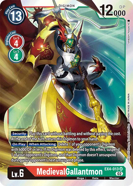 MedievalGallantmon (EX4-013) card
