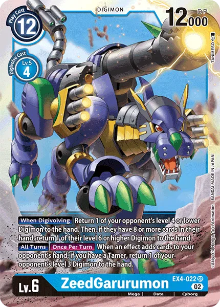 ZeedGarurumon (EX4-022) card
