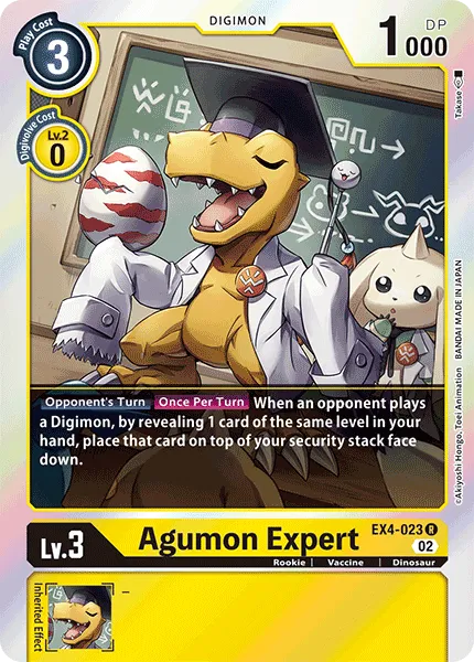 Agumon Expert (EX4-023) card