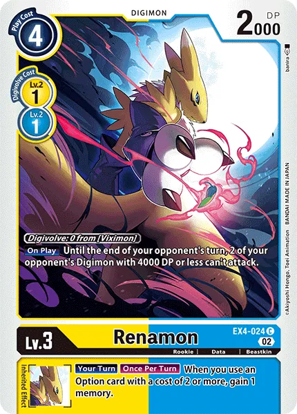 Renamon (EX4-024) card