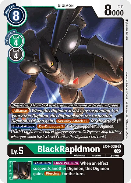 BlackRapidmon (EX4-036) card