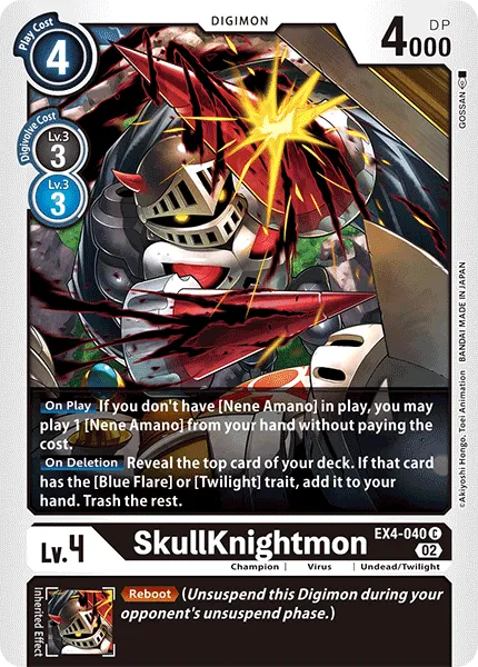 SkullKnightmon (EX4-040) card