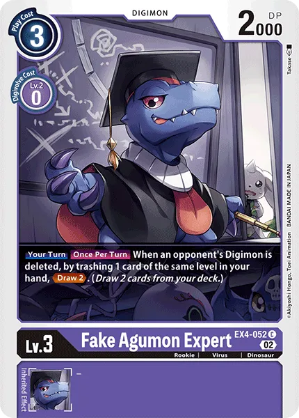 Fake Agumon Expert (EX4-052) card