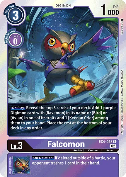 Falcomon (EX4-053) card