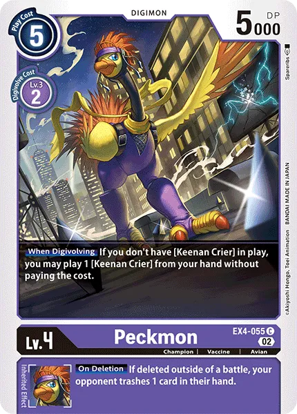 Peckmon (EX4-055) card