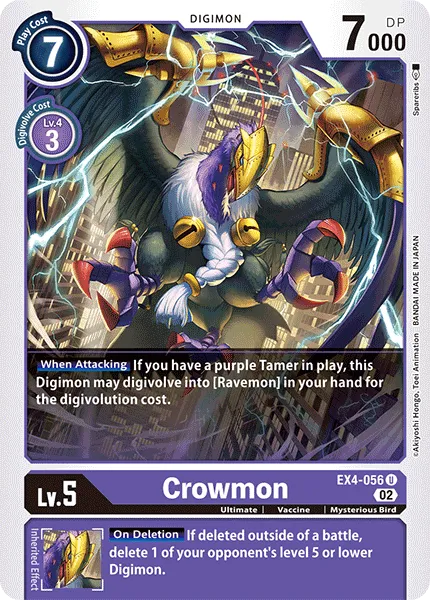 Crowmon (EX4-056) card