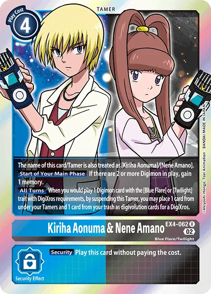 Kiriha Aonuma & Nene Amano (EX4-062) card