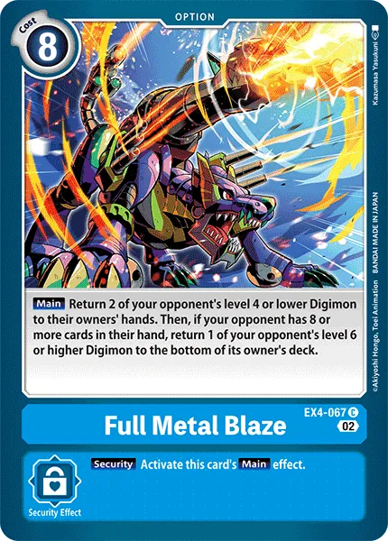 Full Metal Blaze (EX4-067) card