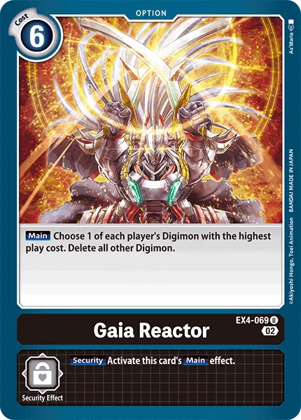 Gaia Reactor (EX4-069) card