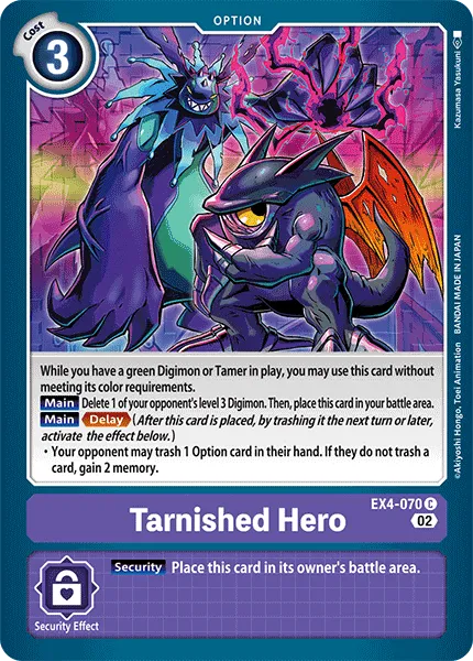 Tarnished Hero (EX4-070) card