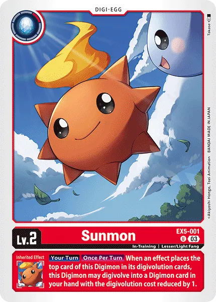 Sunmon (EX5-001) card