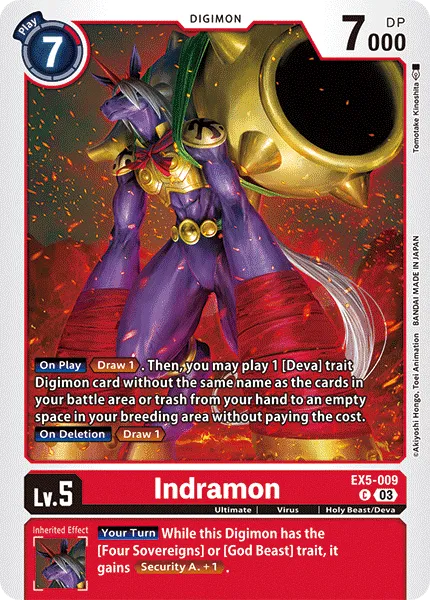 Indramon (EX5-009) card