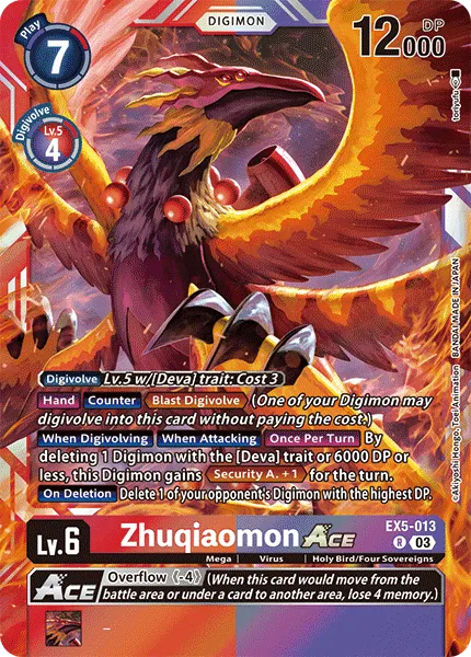 Zhuqiaomon (EX5-013) card