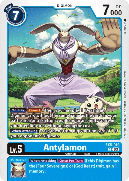 Antylamon (EX5-019) card