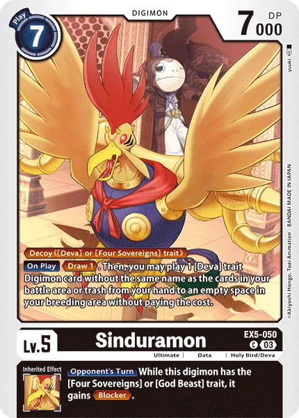 Sinduramon (EX5-050) card
